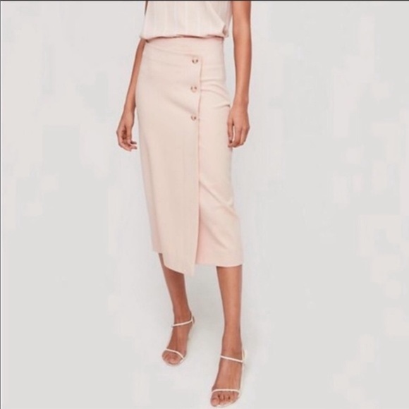 Aritzia - Babaton Billy Skirt in Blush Pink - Size 0 - Picture 3 of 4